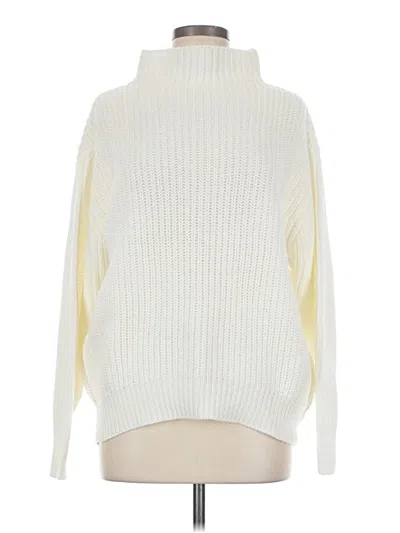 Pre-owned Dex Turtleneck Sweater In White