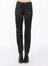 Dex Women's Coated Jogger Pants In Black In Black