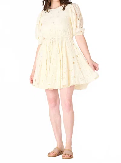 Dex Women's Eyelet Mini In Yellow