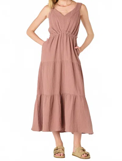 Dex Women's Roma Midi Dress In Brown