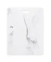 Dexas Poly Marble Cutting Board With Feet, 14" X 11" In White
