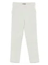 D Exterior D.exterior Elastic Waist Cropped Pants In Green