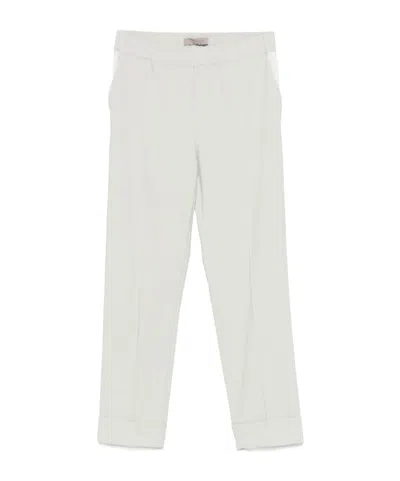 D EXTERIOR D.EXTERIOR ELASTIC WAIST CROPPED PANTS