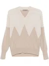 D Exterior Argyle-check Sweater In Multi