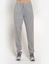 D Exterior Basic Cashmere Jogger Pant In Granite In Black
