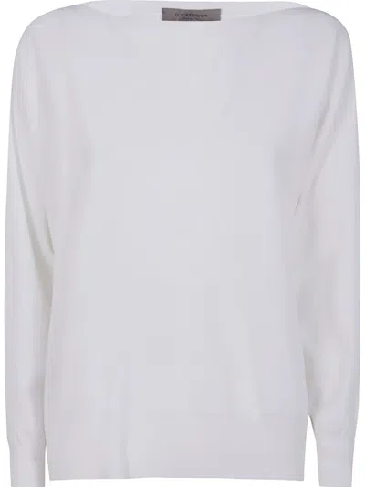 D Exterior D. Exterior Long Sleeves Oversized T-shirt In White