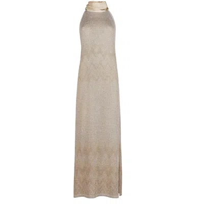 D EXTERIOR CASUAL CLOTHES WOMAN D.EXTERIOR - DEGRADE' LUX DRESS BOW - IVORY