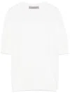 D Exterior Chevron-knit Sweater In White