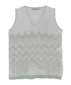 D Exterior D.exterior V-neck Sleeveless Top In Gray