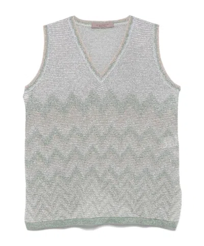 D EXTERIOR D.EXTERIOR V-NECK SLEEVELESS TOP