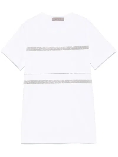 D EXTERIOR D.EXTERIOR COTTON JERSEY CHAIN DROP T-SHIRT