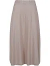 D Exterior D.exterior Blended Fabric Stylish Skirt In Brown