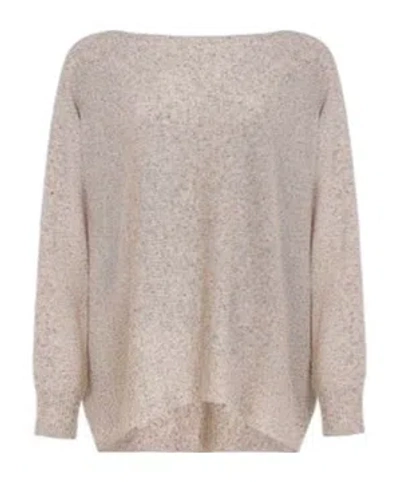 D EXTERIOR BOAT-NECK SWEATER
