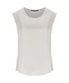 D Exterior D.exterior Sleeveless Top In White