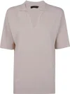 D-exterior D. Exterior Long Polo Shirt By D. Exterior In White