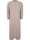 D Exterior D. Exterior Lux Long Cardigan In Neutral