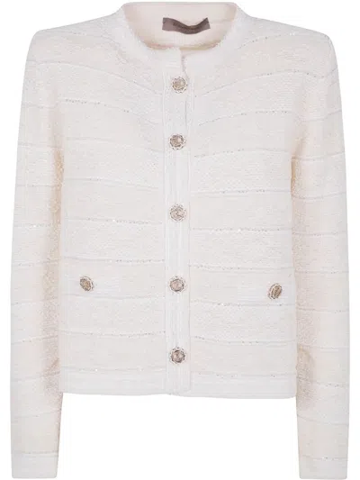 D-exterior D. Exterior Trame Eco Doe Jacket By D. Exterior In White