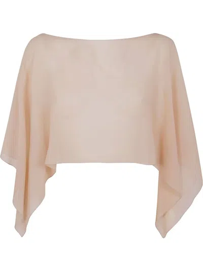 D-exterior D. Exterior Silk Georgette Cape In Pink