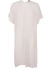 D-exterior D. Exterior Silk Georgette Raincoat In Neutral