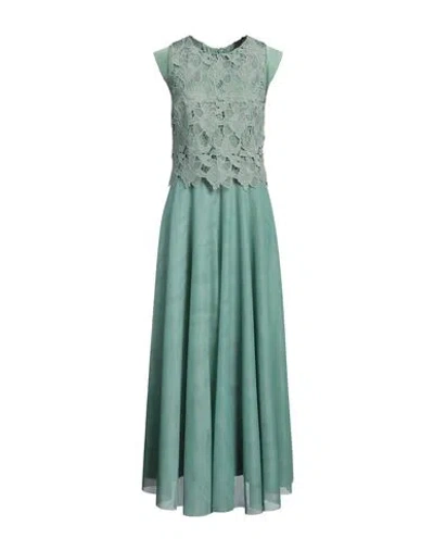 D Exterior D. Exterior Woman Maxi Dress Green Size 10 Polyester