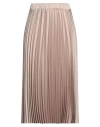 D Exterior D. Exterior Woman Midi Skirt Sand Size 12 Polyester, Elastane In Multi