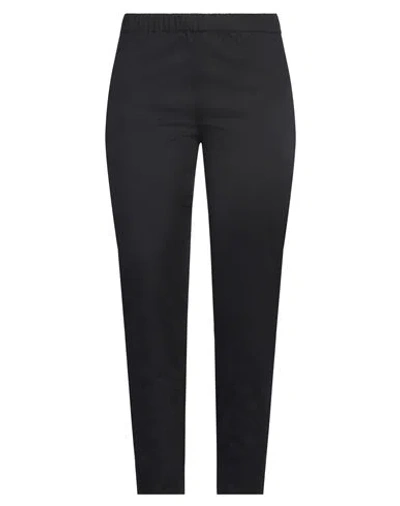 D Exterior D. Exterior Woman Pants Black Size 10 Cotton, Elastane