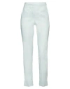 D Exterior D. Exterior Woman Pants Turquoise Size 2 Linen, Elastane In Gold