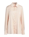 D Exterior D. Exterior Woman Shirt Beige Size Xxl Polyester, Elastane In Beige
