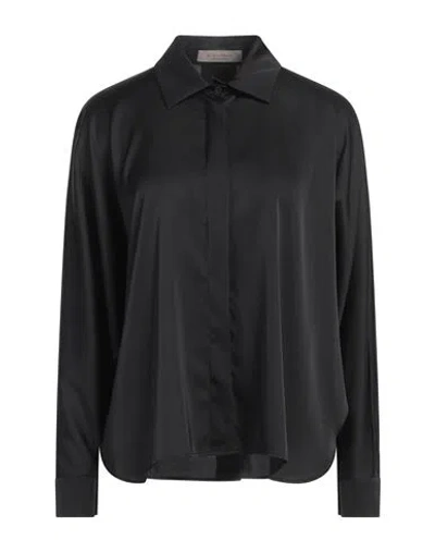 D Exterior D. Exterior Woman Shirt Black Size Xl Polyester, Elastane