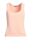 D Exterior D. Exterior Woman Top Salmon Pink Size L Viscose, Polyester In Multi