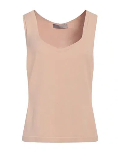 D Exterior D. Exterior Woman Top Sand Size L Viscose, Polyester In Beige