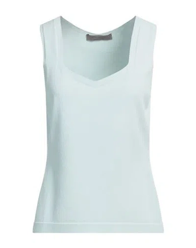 D Exterior D. Exterior Woman Top Sky Blue Size L Viscose, Polyester