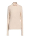 D Exterior D. Exterior Woman Turtleneck Cream Size Xl Merino Wool, Viscose, Polyamide, Silk In White