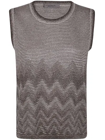 D EXTERIOR D.EXTERIOR DEGRADE LUX CROPPED TOP
