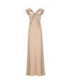 D Exterior D.exterior Knotted Maxi Dress In Multi
