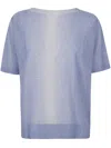 D Exterior D.exterior Funded Lux Short Sleeves Boat Neck In Blue