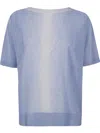 D Exterior D.exterior Funded Lux Short Sleeves Boat Neck In Blau