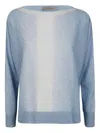 D Exterior D.exterior Gradient Knit Pullover In Blue
