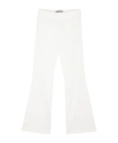 D Exterior Horn Casual Pants In White
