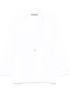 D Exterior Dexterior Classic Blazer With Single Button Closure In White