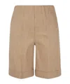 D Exterior D.exterior Linen Stretch Delave Shorts