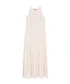 D Exterior D.exterior White Long Dress Sleeveless Lurex-effect