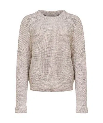 D Exterior Long Sleeve Sweater In Neutral