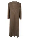 D Exterior D.exterior Long Knit Cardigan In Green