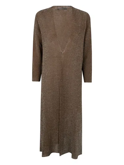 D Exterior D.exterior Long Knit Cardigan In Green