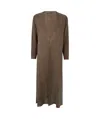 D Exterior D.exterior Long Knit Cardigan In Green