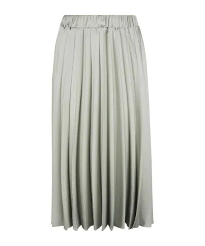 D EXTERIOR PLEATED SKIRT