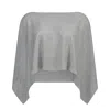 D Exterior D.exterior Draped Poncho Top In Gray