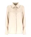 D Exterior D.exterior Button-up Long Sleeve Top In Pink