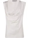 D Exterior D.exterior Draped Sleeveless Top In Multi
